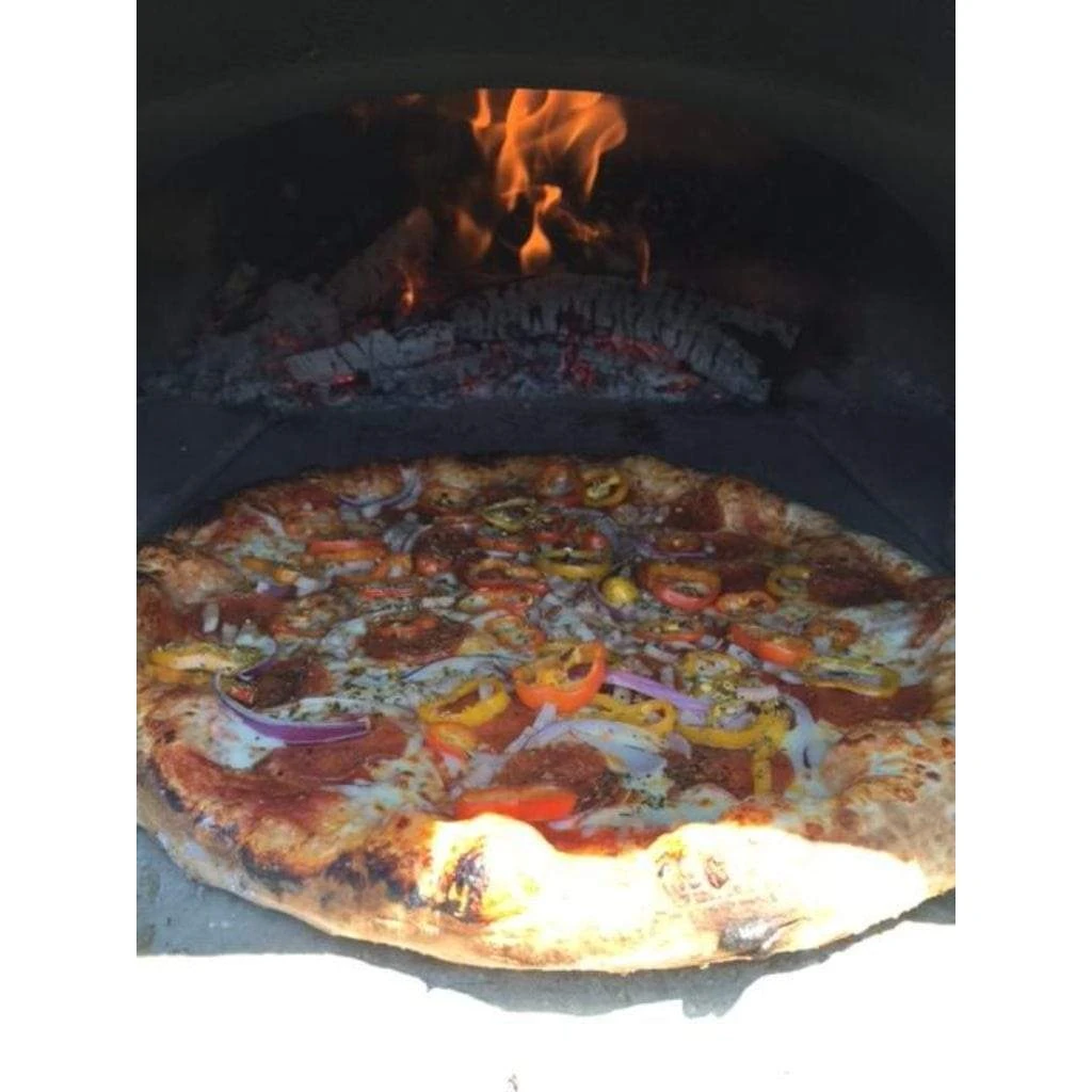 Chicago Brick Oven CBO-750 38" X 28" Hybrid Wood/Propane Gas Countertop Pizza Oven With Sliver Vein Hood (Commercial) 12 Chicago Brick Oven CBO-750 38" X 28" Hybrid Wood/Propane Gas Countertop Pizza Oven With Sliver Vein Hood (Commercial) - Image 12