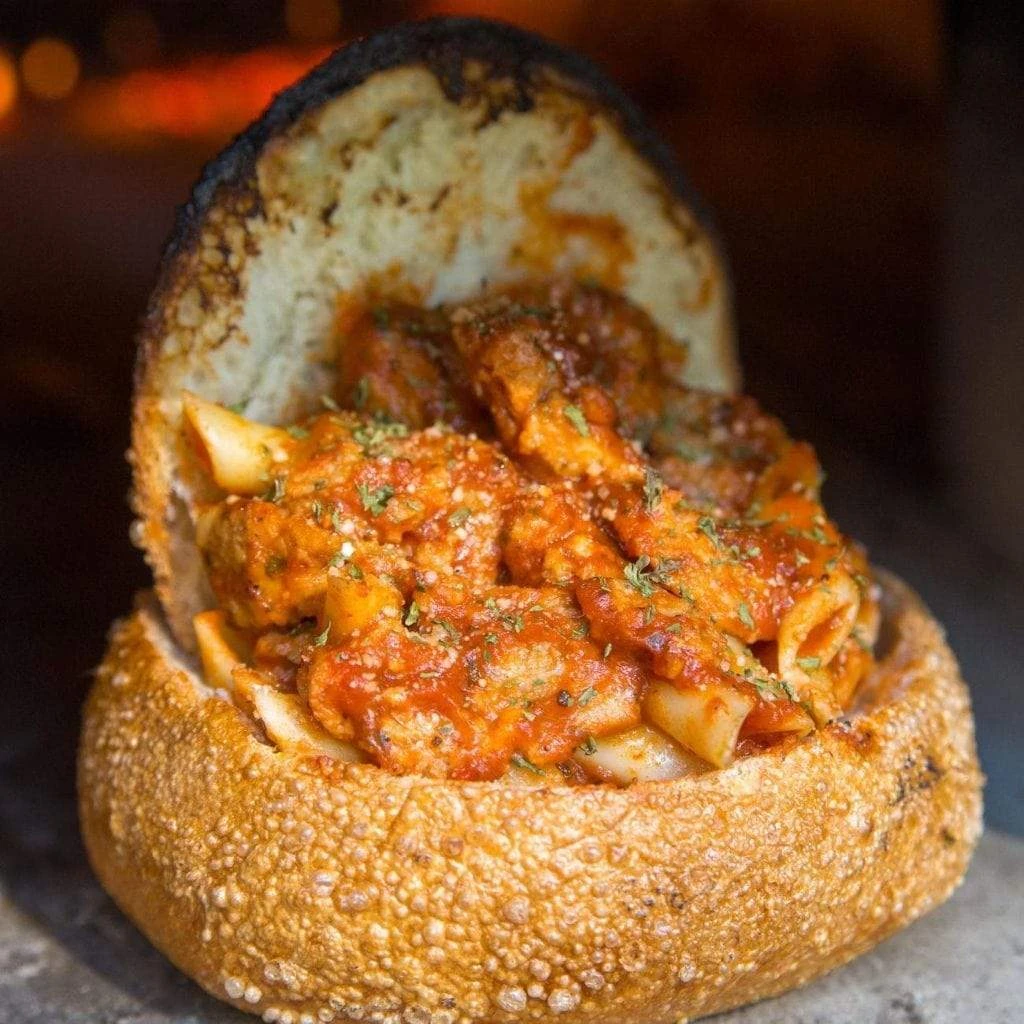 Chicago Brick Oven CBO-750 38" X 28" Hybrid Wood/Propane Gas Countertop Pizza Oven With Sliver Vein Hood (Commercial) 15 Chicago Brick Oven CBO-750 38" X 28" Hybrid Wood/Propane Gas Countertop Pizza Oven With Sliver Vein Hood (Commercial) - Image 15