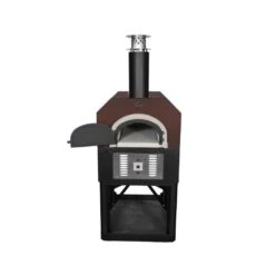 Chicago Brick Oven CBO-750 38" X 28" Hybrid Wood/Propane Gas Pizza Oven With Copper Vein Hood & Black Base Stand (Residential) 22 Chicago Brick Oven CBO-750 38" X 28" Hybrid Wood/Propane Gas Pizza Oven With Copper Vein Hood & Black Base Stand (Residential) -Grill Collection Chicago Brick Oven CBO 750 38 x 28 Hybrid WoodPropane Gas Pizza Oven With Copper Vein Hood Black Base Stand Residential 3