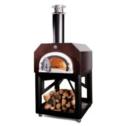 Chicago Brick Oven CBO-750 38" X 28" Wood Fired Mobile Pizza Oven With Copper Vein Hood