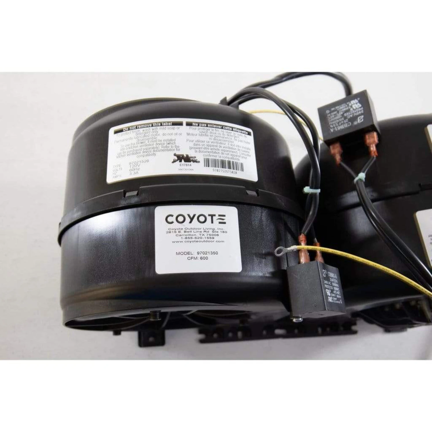 Coyote 1200 CFM Internal Blower 2 Coyote 1200 CFM Internal Blower - Image 2