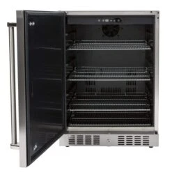 Coyote 24" Built-In Left-Hinged Outdoor Refrigerator