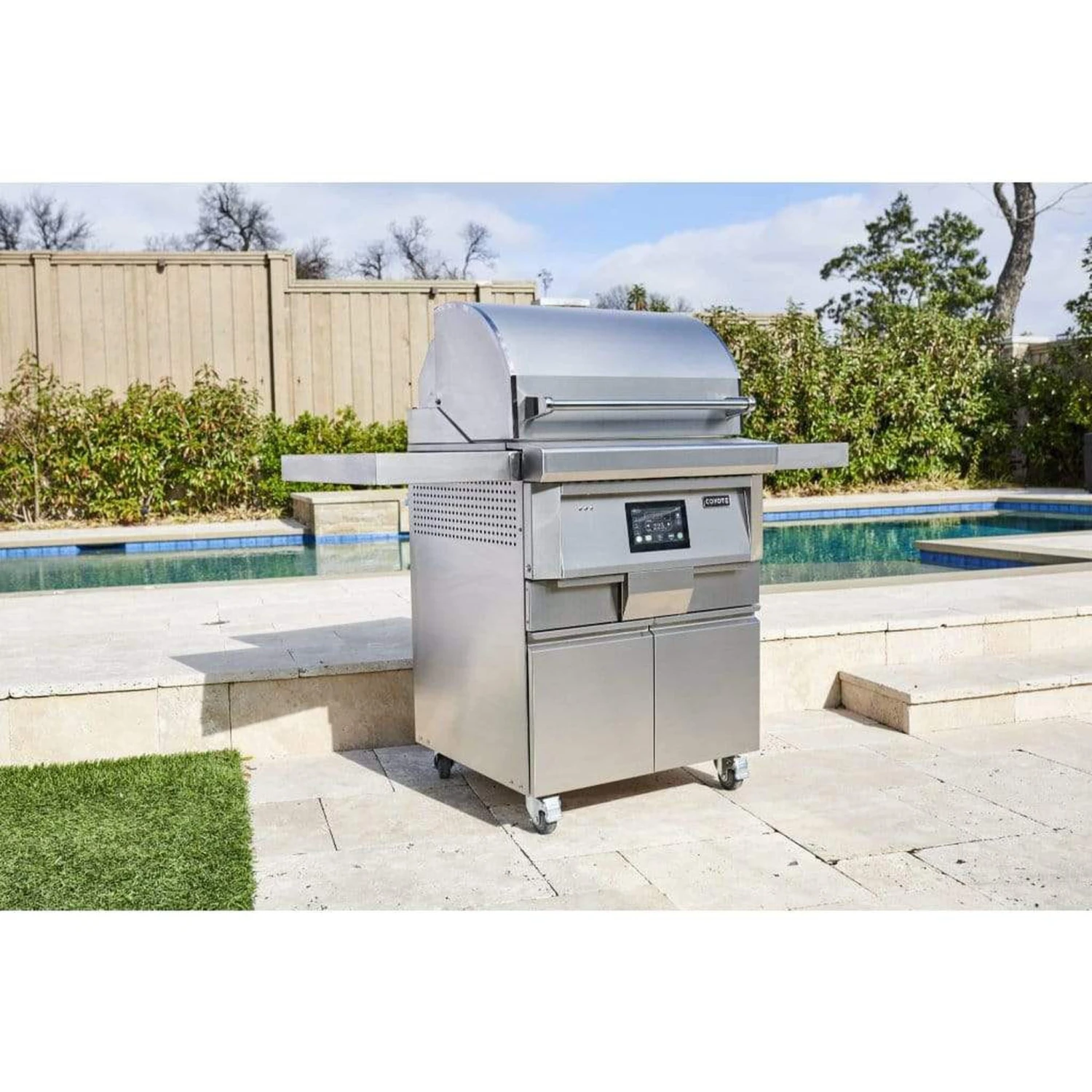 Coyote 28" Freestanding Pellet Grill 9 Coyote 28" Freestanding Pellet Grill - Image 9
