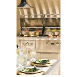 Coyote 50" 2-Burner Built-In Natural Gas And Charcoal Hybrid Grill -Grill Collection Coyote 50 2 Burner Built In Natural Gas and Charcoal Hybrid Grill 9