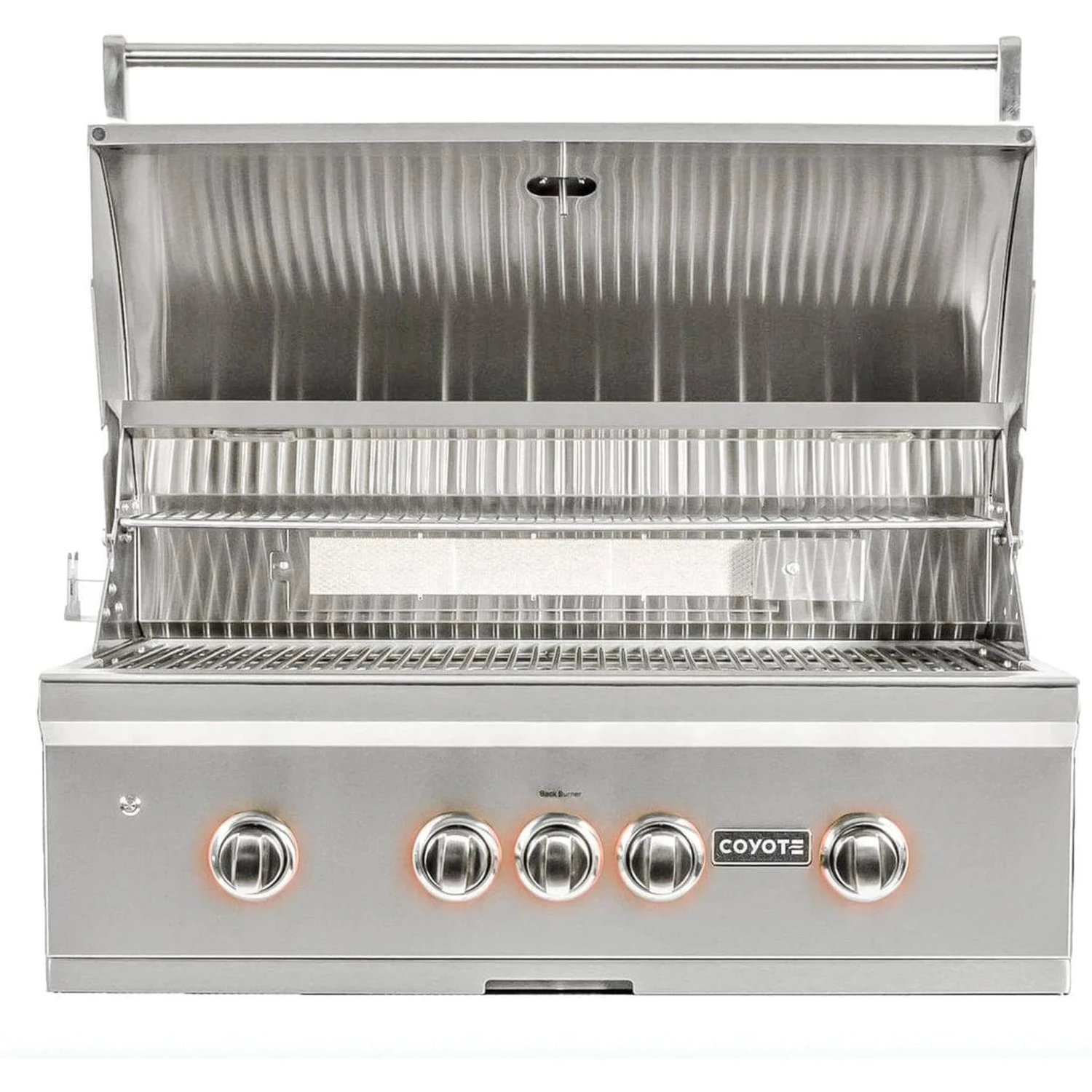 Coyote S-Series 36" 5-Burner Built-In Natural Gas Grill With RapidSear Infrared Burner & Rotisserie 2 Coyote S-Series 36" 5-Burner Built-In Natural Gas Grill With RapidSear Infrared Burner & Rotisserie - Image 2