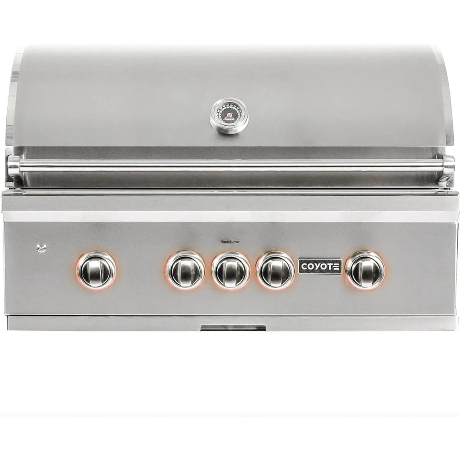 Coyote S-Series 36" 5-Burner Built-In Natural Gas Grill With RapidSear Infrared Burner & Rotisserie 1 Coyote S-Series 36" 5-Burner Built-In Natural Gas Grill With RapidSear Infrared Burner & Rotisserie