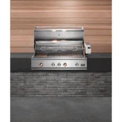 DCS Series 9 48" 4-Burner Built-In Liquid Propane Gas And Charcoal Hybrid Grill With Rotisserie -Grill Collection DCS Series 9 48 4 Burner Built In Liquid Propane Gas and Charcoal Hybrid Grill with Rotisserie 4
