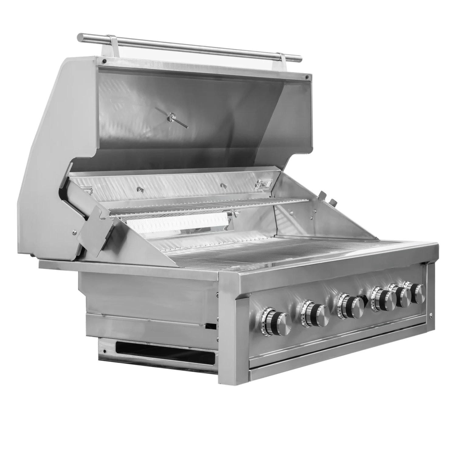 Diamond Grill BBQ 42" Stainless Steel Natural Gas 5-Burner Grill With Infrared Burner 2 Diamond Grill BBQ 42" Stainless Steel Natural Gas 5-Burner Grill With Infrared Burner - Image 2