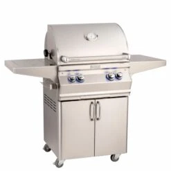 Fire Magic 24" 2-Burner Aurora A430s Gas Grill W/ Single Side Burner & Analog Thermometer