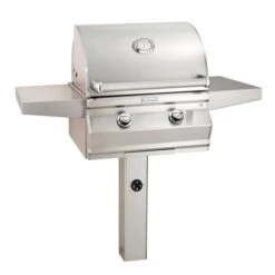 Fire Magic 24" 2-Burner Choice C430s In-Ground Post Mount Gas Grill W/ Analog Thermometer