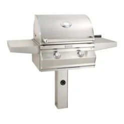 Fire Magic 24" 2-Burner Choice Multi-User Accessible CMA430s In-Ground Post Mount Gas Grill W/ Analog Thermometer