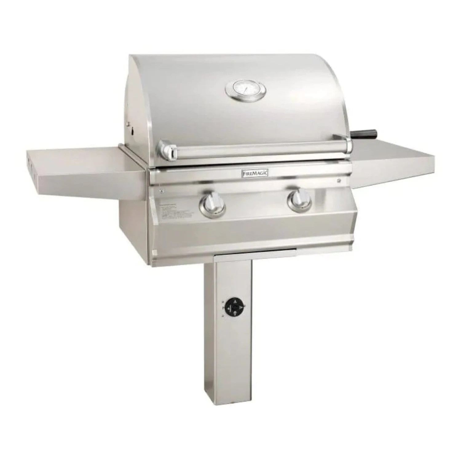 Fire Magic 24" 2-Burner Choice Multi-User Accessible CMA430s In-Ground Post Mount Gas Grill W/ Analog Thermometer 1 Fire Magic 24" 2-Burner Choice Multi-User Accessible CMA430s In-Ground Post Mount Gas Grill W/ Analog Thermometer