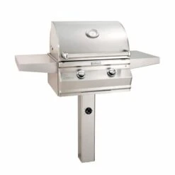 Fire Magic 24" 2-Burner Choice Multi-User CM430s In-Ground Post Mount Gas Grill W/ Analog Thermometer