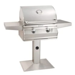 Fire Magic 24" 2-Burner Choice Multi-User CM430s Patio Post Mount Gas Grill W/ Analog Thermometer