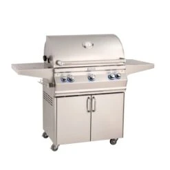Fire Magic 30" 3-Burner Aurora A540s Gas Grill W/ Single Side Burner & Analog Thermometer
