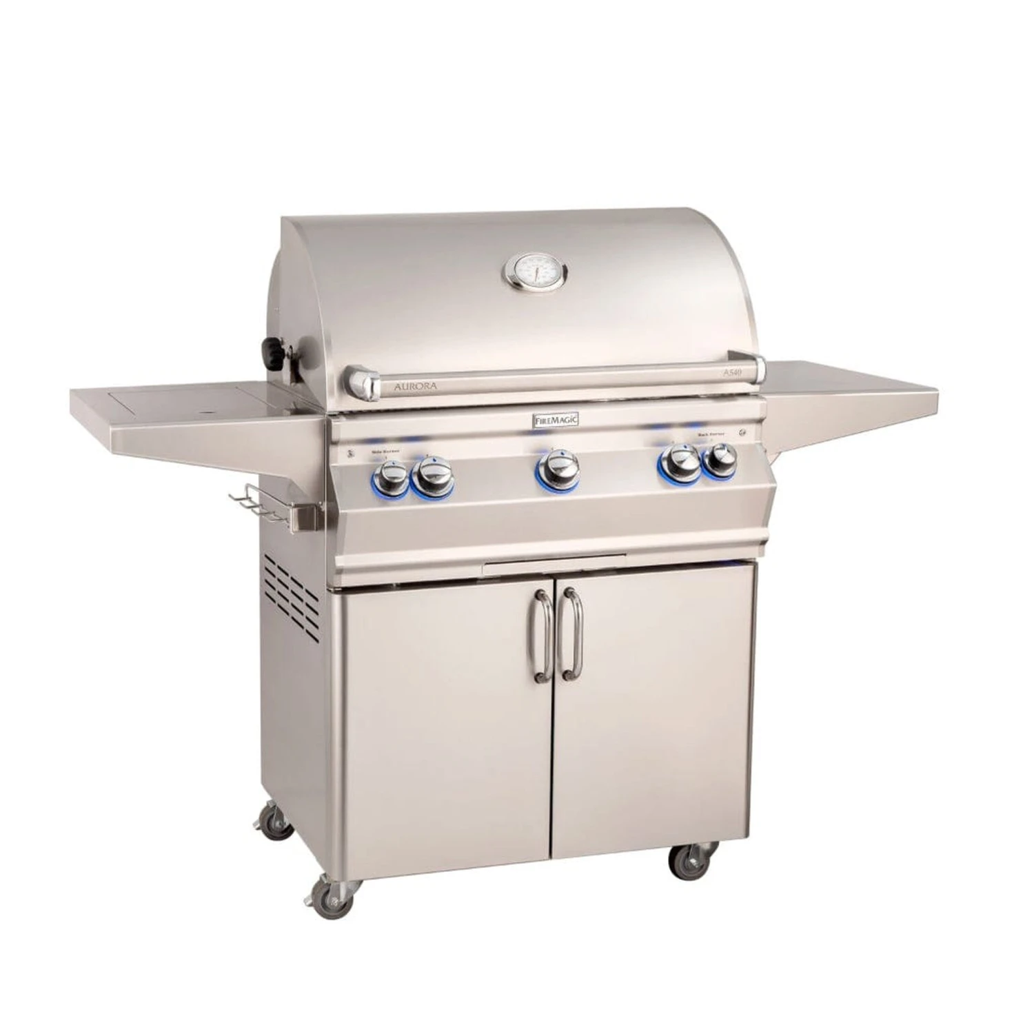 Fire Magic 30" 3-Burner Aurora A540s Gas Grill W/ Single Side Burner & Analog Thermometer 1 Fire Magic 30" 3-Burner Aurora A540s Gas Grill W/ Single Side Burner & Analog Thermometer