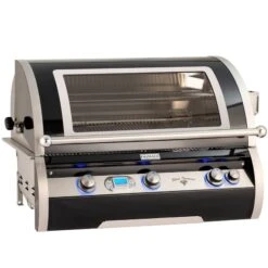 Fire Magic 36" 3-Burner Echelon Black Diamond H790i Built-In Gas Grill W/ Magic View Window, Rotisserie & Digital Thermometer