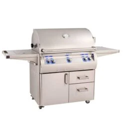 Fire Magic 36" 3-Burner Echelon Diamond E790S Gas Grill W/ Single Side Burner, Rotisserie & Analog Thermometer