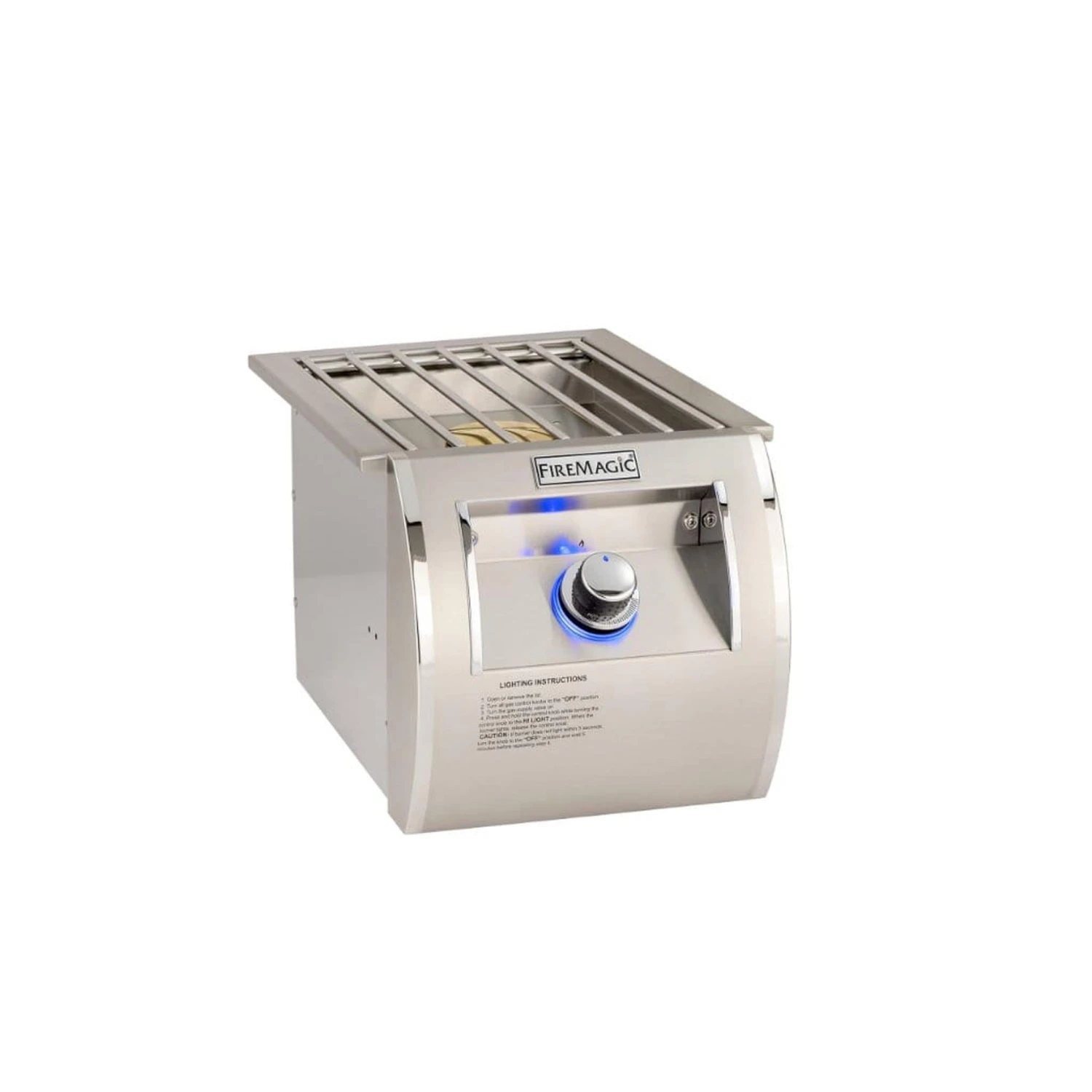 Fire Magic Echelon Diamond Built-In Gas Single Side Burner 1 Fire Magic Echelon Diamond Built-In Gas Single Side Burner