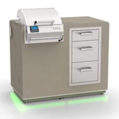 Fire Magic ID251-D-44SM Electric Grill Island Bundle W/ Triple Drawers