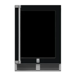 Hestan 24" Undercounter Refrigerator (Glass Door) - GRGR Series -Grill Collection Hestan 24 Undercounter Refrigerator Glass Door GRGR Series 11