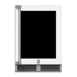 Hestan 24" Undercounter Refrigerator (Glass Door) - GRGR Series -Grill Collection Hestan 24 Undercounter Refrigerator Glass Door GRGR Series 12