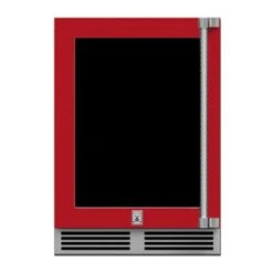 Hestan 24" Undercounter Refrigerator (Glass Door) - GRGR Series -Grill Collection Hestan 24 Undercounter Refrigerator Glass Door GRGR Series 16