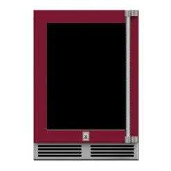 Hestan 24" Undercounter Refrigerator (Glass Door) - GRGR Series -Grill Collection Hestan 24 Undercounter Refrigerator Glass Door GRGR Series 18