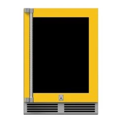 Hestan 24" Undercounter Refrigerator (Glass Door) - GRGR Series -Grill Collection Hestan 24 Undercounter Refrigerator Glass Door GRGR Series 3
