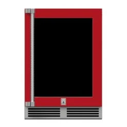 Hestan 24" Undercounter Refrigerator (Glass Door) - GRGR Series -Grill Collection Hestan 24 Undercounter Refrigerator Glass Door GRGR Series 4