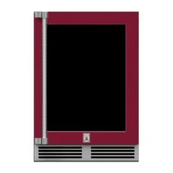 Hestan 24" Undercounter Refrigerator (Glass Door) - GRGR Series -Grill Collection Hestan 24 Undercounter Refrigerator Glass Door GRGR Series 5