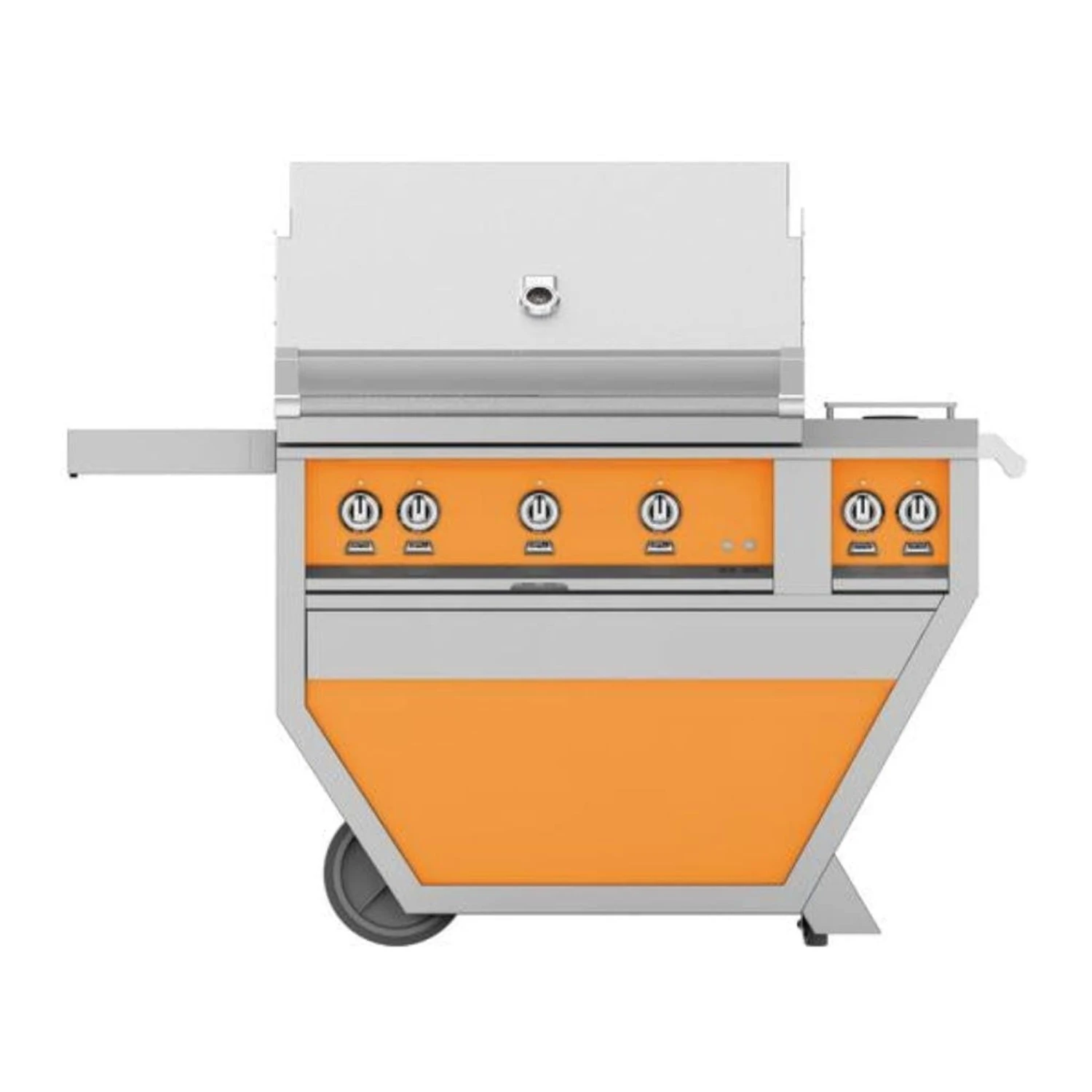 Hestan 36" Deluxe Grill With Double Side Burner, (2) Trellis, (1) Sear, Rotisserie 1 Hestan 36" Deluxe Grill With Double Side Burner, (2) Trellis, (1) Sear, Rotisserie