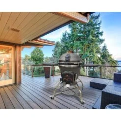 Icon Grill Gunmetal Gray Maxis Ceramic Kamado Grill -Grill Collection Icon Grill Gunmetal Gray Maxis Ceramic Kamado Grill 16