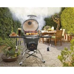 Icon Grill Gunmetal Gray Maxis Ceramic Kamado Grill -Grill Collection Icon Grill Gunmetal Gray Maxis Ceramic Kamado Grill 17