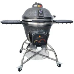 Icon Grill Gunmetal Gray Maxis Ceramic Kamado Grill -Grill Collection Icon Grill Gunmetal Gray Maxis Ceramic Kamado Grill 3