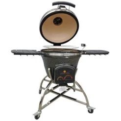 Icon Grill Gunmetal Gray Maxis Ceramic Kamado Grill -Grill Collection Icon Grill Gunmetal Gray Maxis Ceramic Kamado Grill 6