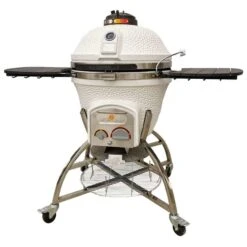 Icon Grill White Maxis Ceramic Kamado Grill -Grill Collection Icon Grill White Maxis Ceramic Kamado Grill 3