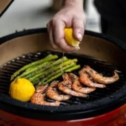 Kamado Joe 13" Red Joe Jr. Ceramic Charcoal Grill On Stand -Grill Collection Kamado Joe 13 Red Joe Jr Ceramic Charcoal Grill On Stand 10