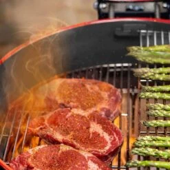 Kamado Joe 22" Red Kettle Joe Charcoal Kettle Grill -Grill Collection Kamado Joe 22 Red Kettle Joe Charcoal Kettle Grill 9