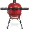 Kamado Joe 24" Red Big Joe II Ceramic Kamado Charcoal Grill With Cart