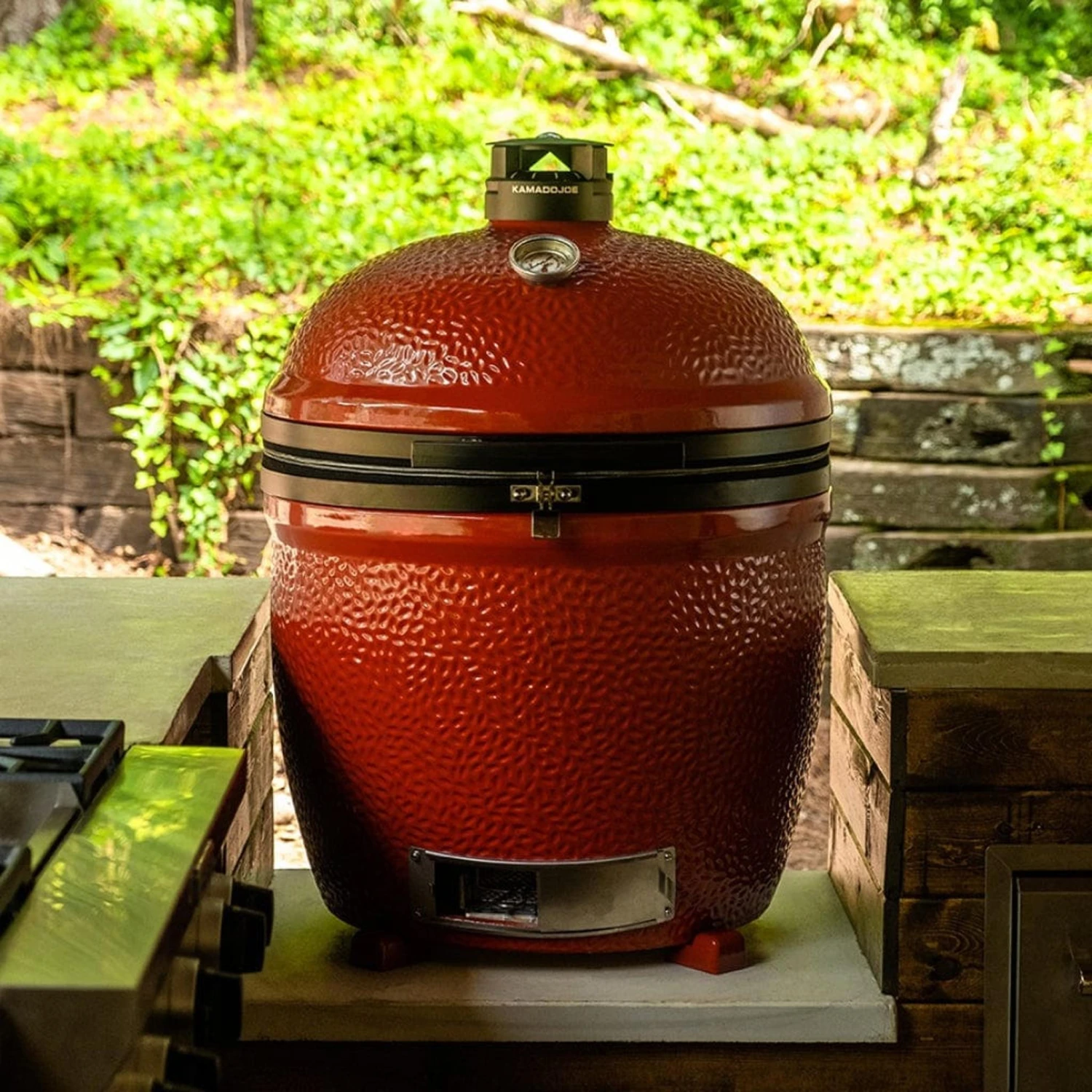 Kamado Joe 24" Red Big Joe III Stand-Alone Ceramic Kamado Charcoal Grill 7 Kamado Joe 24" Red Big Joe III Stand-Alone Ceramic Kamado Charcoal Grill - Image 7
