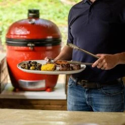 Kamado Joe 24" Red Big Joe III Stand-Alone Ceramic Kamado Charcoal Grill 20 Kamado Joe 24" Red Big Joe III Stand-Alone Ceramic Kamado Charcoal Grill -Grill Collection Kamado Joe 24 Red Big Joe III Stand Alone Ceramic Kamado Charcoal Grill 9