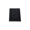 Kenyon Lite-Touch Q 21" 2-Burner Black 208V Large Portrait-Mount Electric Cooktop With Touch Control