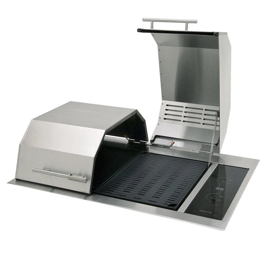 Kenyon Texan 30" 2-Burner Built-In Split-Lid 240V Electric Grill With Touch Control 3 Kenyon Texan 30" 2-Burner Built-In Split-Lid 240V Electric Grill With Touch Control - Image 3