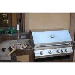 Kokomo Classic 32" 4 Burner Freestanding BBQ Natural Gas Grill With Cart -Grill Collection Kokomo Classic 32 4 Burner Freestanding BBQ Natural Gas Grill With Cart 10