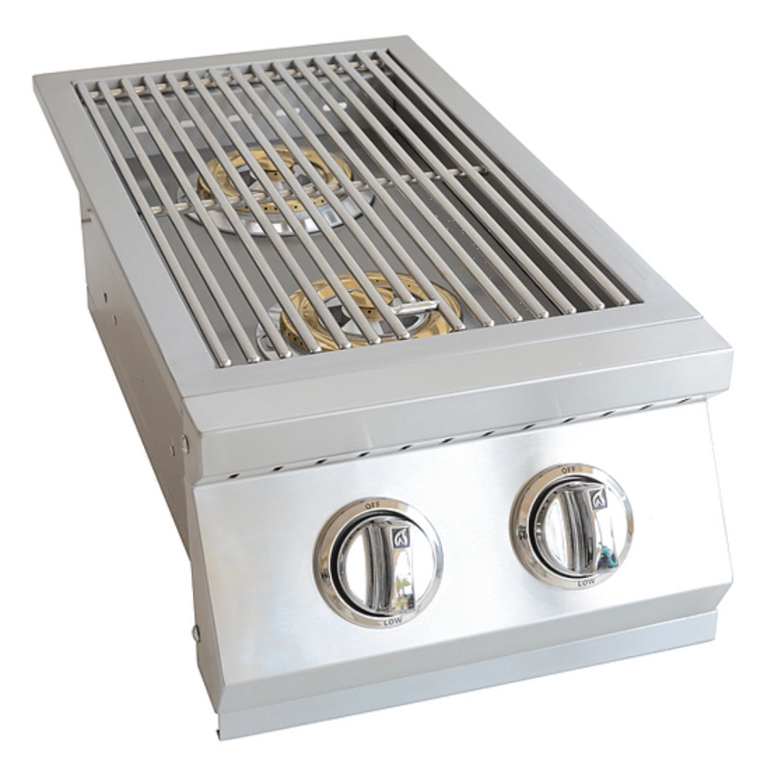 Kokomo Grills 12" Built-in Stainless Steel Double Side Natural Gas Burner With Removable Cover 2 Kokomo Grills 12" Built-in Stainless Steel Double Side Natural Gas Burner With Removable Cover - Image 2