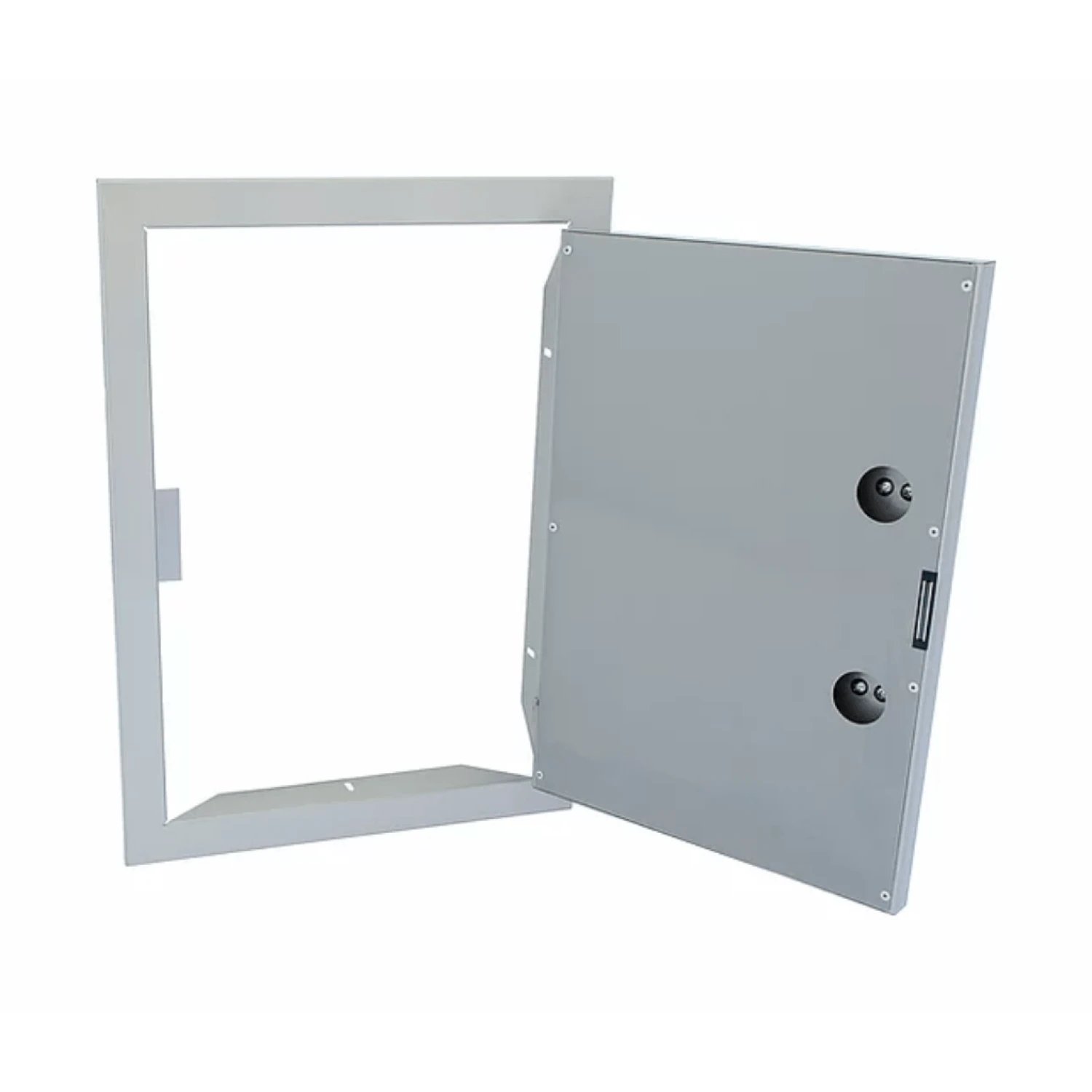 Kokomo Grills 20" Reversible Stainless Steel Vertical Access Door 2 Kokomo Grills 20" Reversible Stainless Steel Vertical Access Door - Image 2