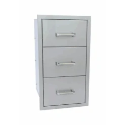 Kokomo Grills 29" Stainless Steel Outdoor Kitchen Triple Drawer