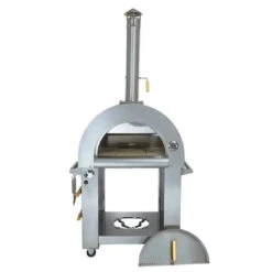 Kokomo Grills 32" Stainless Steel Dual Fuel Natural Gas Or Wood Fired Pizza Oven -Grill Collection Kokomo Grills 32 Stainless Steel Dual Fuel Natural Gas or Wood Fired Pizza Oven 3