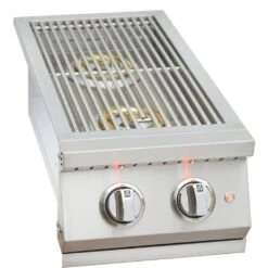 Kokomo Grills Professional 12" Double Side Natural Gas Burner With Removable Cover